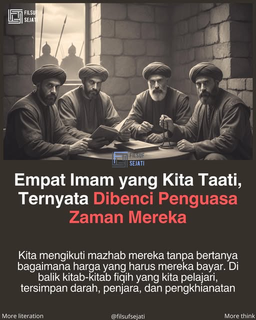 Empat Imam Mazhab: Ulama yang Memilih Penjara daripada Mengkhianati Kebenaran
