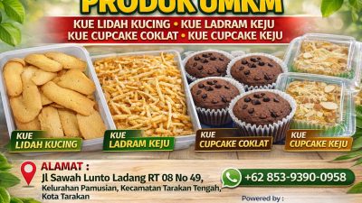 Produk UMKM Tarakan Laris Manis, Kue Lidah Kucing hingga Cupcake Jadi Favorit Warga