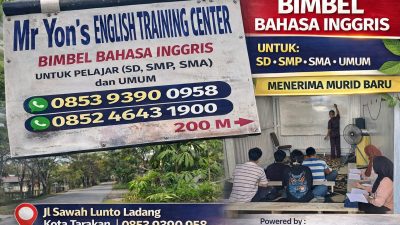 Bimbel Bahasa Inggris di Tarakan Buka Pendaftaran, Cocok untuk SD hingga Umum
