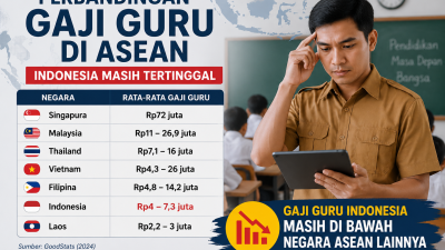 Perbandingan Gaji Guru di ASEAN Viral, Indonesia Disebut Masih Tertinggal
