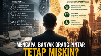 Mengapa Banyak Orang Pintar Tetap Miskin? Barangkali yang Rusak Bukan Otaknya, Tapi Sistem Operasinya
